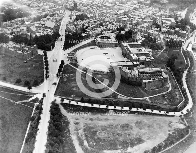 Chester Castle, Cheshire, 1920. Artist: Aerofilms.
