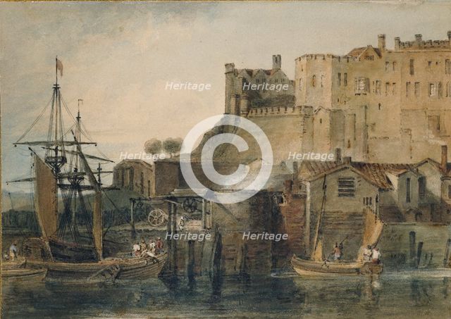 Chester Castle, c1805. Artist: JMW Turner.