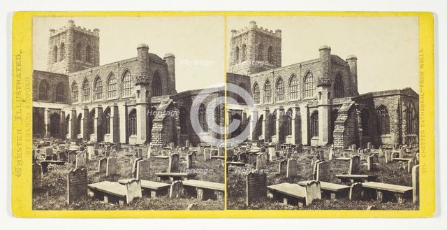 Chester Cathedral - From Walls, 1850/94. Creator: Francis Bedford.