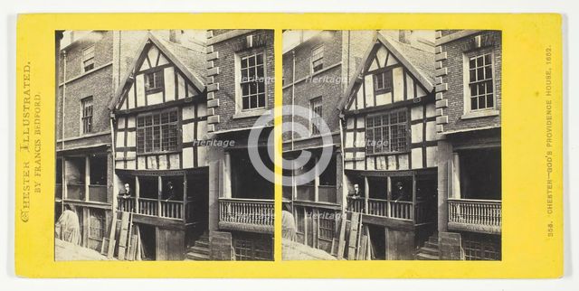 Chester - God's Providence House, 1652, 1850/94. Creator: Francis Bedford.