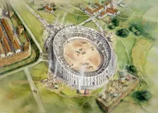 Chester Roman Amphitheatre, c2nd century, (c1990-2010). Artist: Peter Dunn