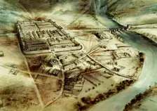 Chester's Roman Fort, c2nd century, (c1960s). Artist: Alan Ernest Sorrell