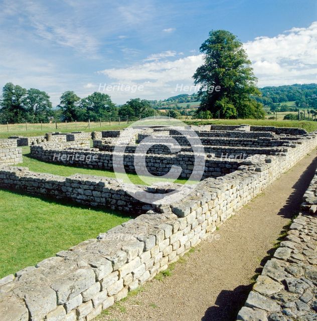 Chester's Fort, Hadrian's Wall, Northumberland, c1980-c2017. Artist: Unknown.