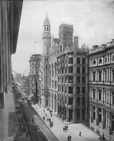 Chestnut Street, Philadelphia, USA, c1900. Creator: Unknown