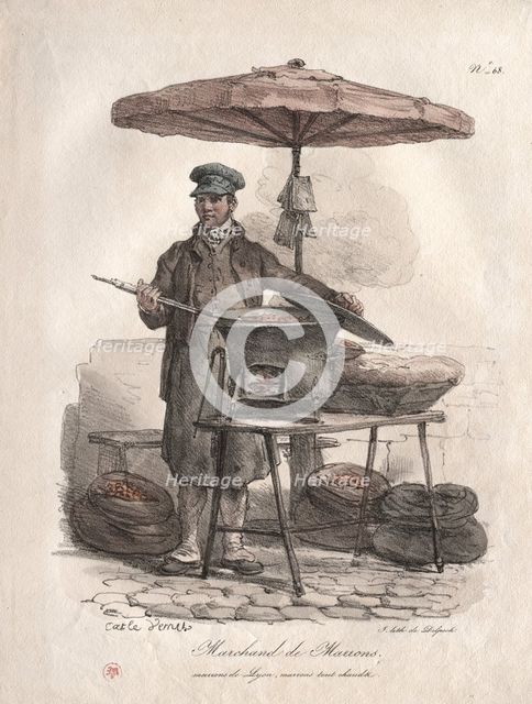Chestnut Peddler. Creator: Carle Vernet (French, 1758-1836).
