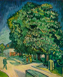 Chestnut Trees in Blossom 1890. Artist: Vincent van Gogh