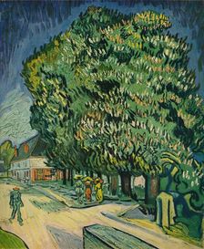 Chestnut Trees in Blossom 1890. Artist: Vincent van Gogh