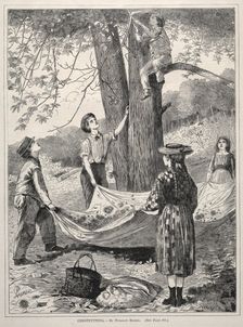 Chestnutting, 1870. Creator: Winslow Homer (American, 1836-1910)