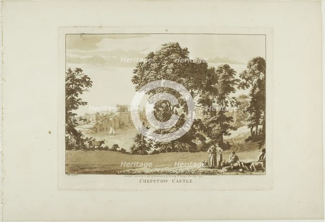 Chepstow Castle, 1776. Creator: Paul Sandby.