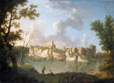 Chepstow Castle c1770s. Creator: John Inigo Richards