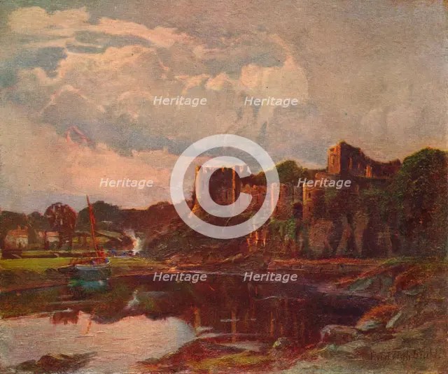 Chepstow Castle, c1862-1924, (1924). Artist: Louis Burleigh Bruhl