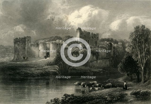 'Chepstow Castle', c1870.