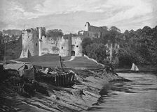 Chepstow Castle c1896. Artist: Harvey Barton