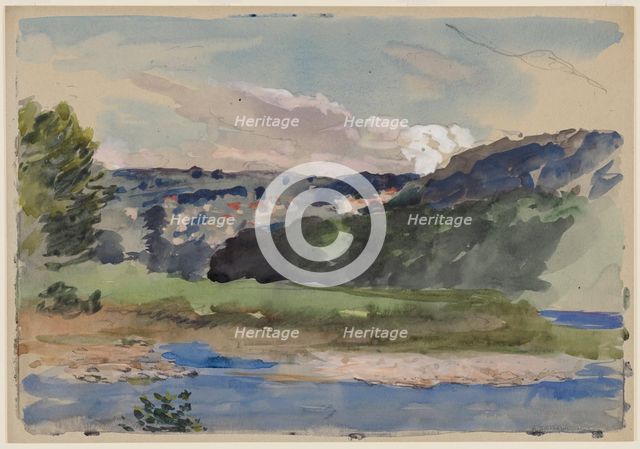 Chepstow, late 19th century. Creator: Philip Wilson Steer.