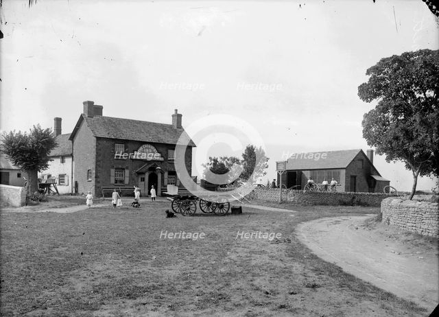 Chequers Inn, Charney Bassett, Oxfordshire, c1860-c1922. Artist: Henry Taunt