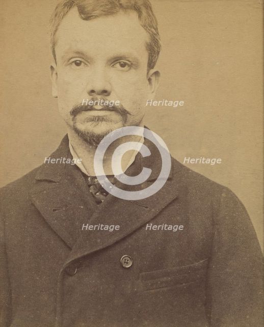Chericotti. Paul. 35 ans, né à Milan (Italie). Marchand de volailles. Anarchiste/Assoc. de..., 1894. Creator: Alphonse Bertillon.