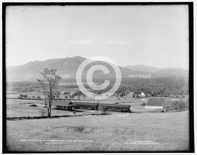 Cherry Mtn. and Franconia Range from Waumbek House, White Mountains, c1900. Creator: Unknown.
