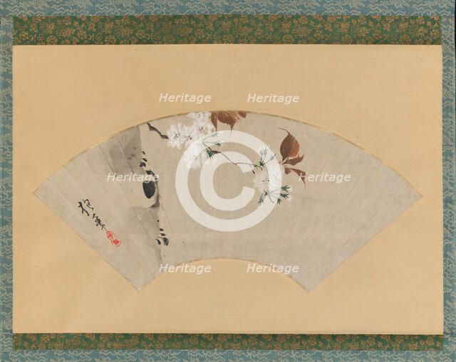 Cherry Blossoms, 18th century. Creator: Sakai Hoitsu.