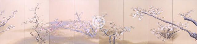 Cherry Blossoms in Omuro, 1933. Creator: Tomita, Keisen (1879-1936).