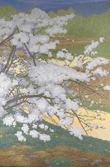 Cherry branch, 1910s. Creator: Lindh, Bror (1877-1941)