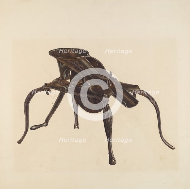 Cherry Pitter, c. 1940. Creator: Archie Thompson.