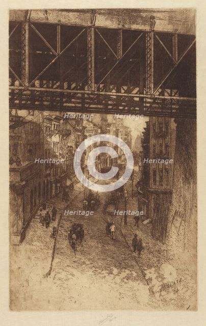 Cherry Street, N.Y., 1904. Creator: Charles Frederick William Mielatz.