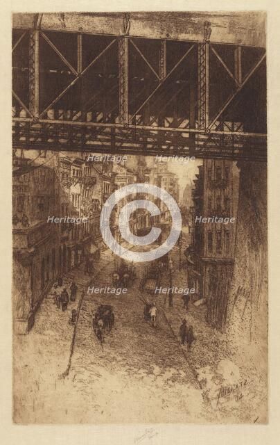 Cherry Street, N.Y., 1904. Creator: Charles Frederick William Mielatz.