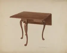 Cherry Table, c. 1936. Creator: Carl Buergerniss