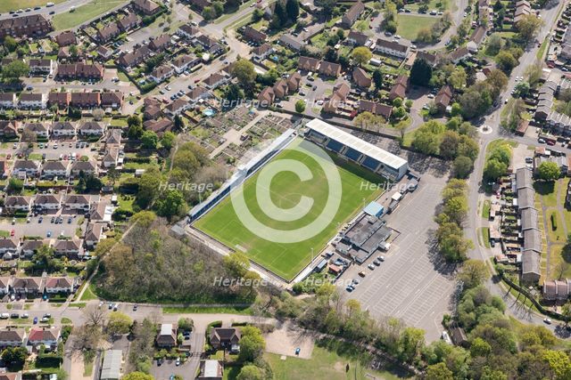 Cherrywood Lane, home of Farnborough Football Club, Hampshire, 2017. Creator: Damian Grady.