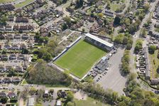 Cherrywood Lane, home of Farnborough Football Club, Hampshire, 2017. Creator: Damian Grady