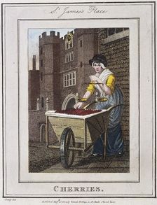 Cherries Cries of London, 1804. Artist: Anon