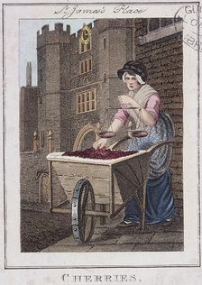Cherries Cries of London, 1804. Artist: Anon