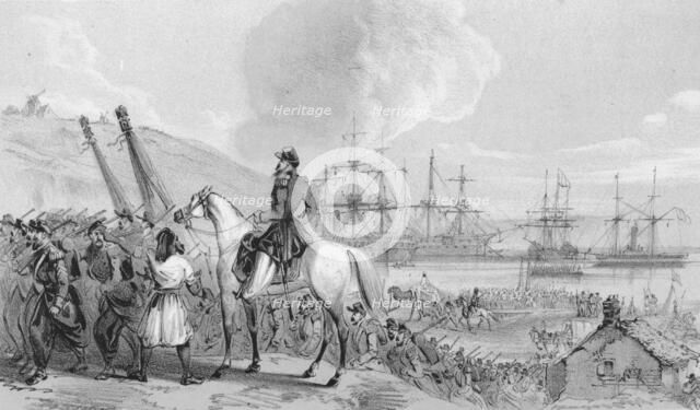 'Cherson - Cossack Bay. French Landing Place and Depot', c1850s.  Creator: Unknown.