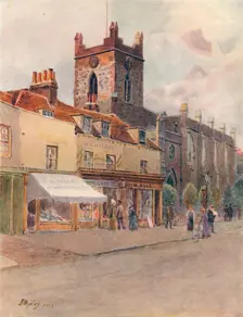 Chertsey Church 1912, (1914). Artist: James S Ogilvy