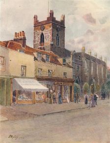 Chertsey Church 1912, (1914). Artist: James S Ogilvy