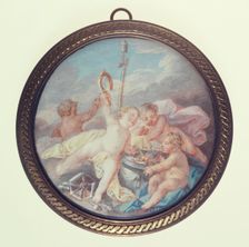 Cherub physicists, c1850. Creator: Ecole Francaise