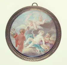 Cherub reapers, c1850. Creator: Ecole Francaise