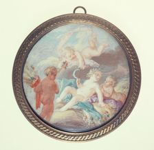 Cherub reapers, c1850. Creator: Ecole Francaise
