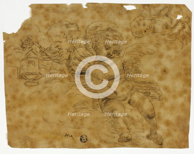 Cherubs with Censers, n.d. Creator: Unknown.