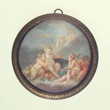 Cherubs with grapes, c1850. Creator: Ecole Francaise