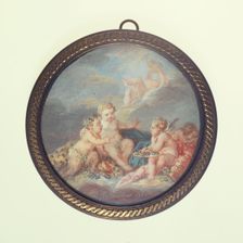 Cherubs with grapes, c1850. Creator: Ecole Francaise