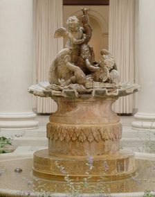 Cherubs Playing with a Swan, 1672-1673. Creator: Jean-Baptiste Tuby