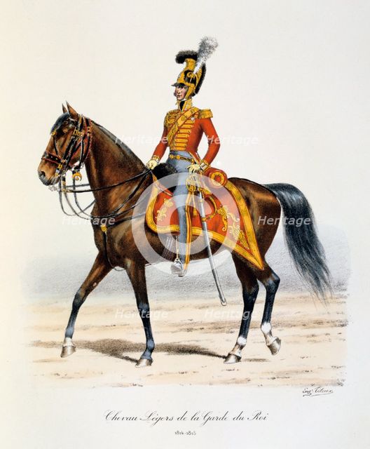 Chevau-Légers de la Garde du Roi, 1814-15. Artist: Eugene Titeux