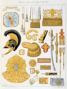 Chevau-Légers de la Garde du Roi, Insignia Artist: Eugene Titeux