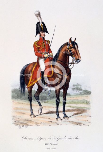 Chevau-Légers de la Garde du Roi, Petite Tenue, 1814-15. Artist: Eugene Titeux