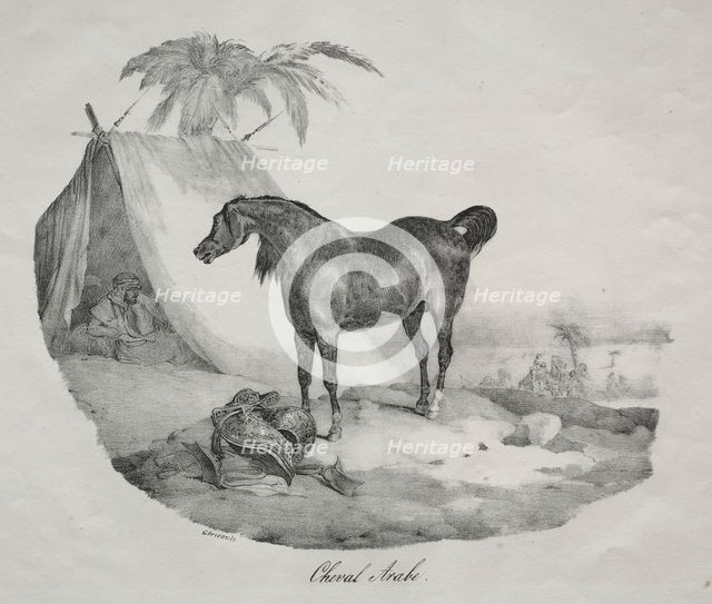 Cheval Arabe. Creator: Théodore Géricault (French, 1791-1824).