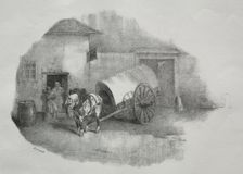 Cheval de charrette sorti des limons. Creator: Théodore Géricault (French, 1791-1824)