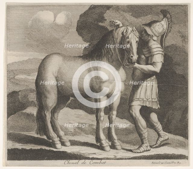 Cheval de Combat. Creator: Charles Errard le fils.