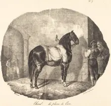 Cheval de la plaine de Caen, 1822. Creator: Theodore Gericault
