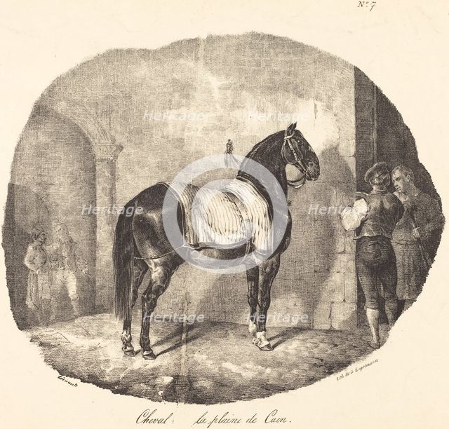 Cheval de la plaine de Caen, 1822. Creator: Theodore Gericault.